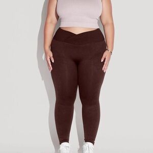 POPFLEX Crisscross Hourglass Seamless Ribbed Leggings